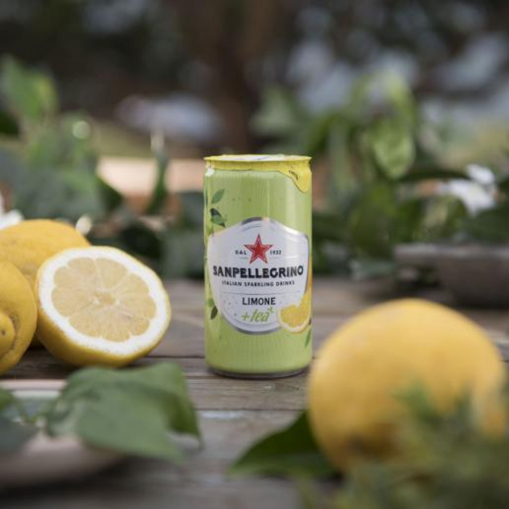 Sanpellegrino Sparkling Organic Lemon Tea | Pack of 24
