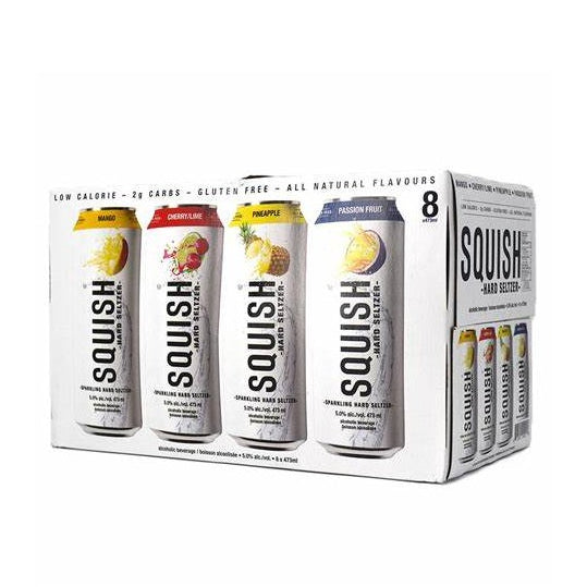 Squish Hard Seltzer | Passion Fruit Flavour | Pack of 24