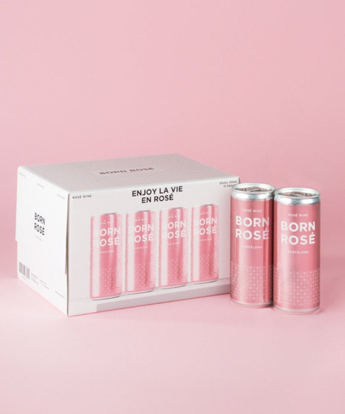 Born Rosé Canned Rosé Wine| Pack of 12
