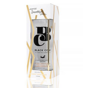Black Cow Gold Plated Straw Gift Pack