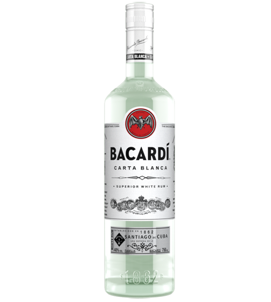 Bacardi Carta Blanca Rum 1L - DRINKSDELI