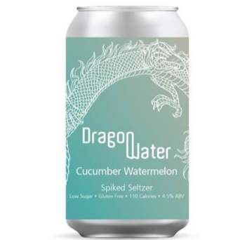 Dragon Water Spiked Seltzer - Cucumber Watermelon (8 Cans) - DRINKSDELI